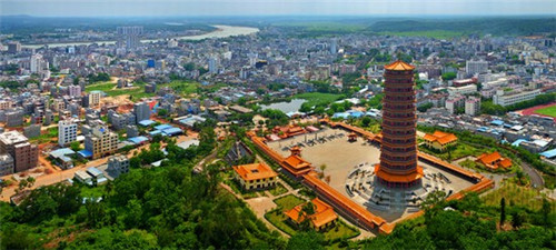张北县公园旅游路线示意图